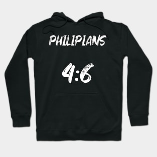 Philippians 4:6 Bible Verse Text Hoodie